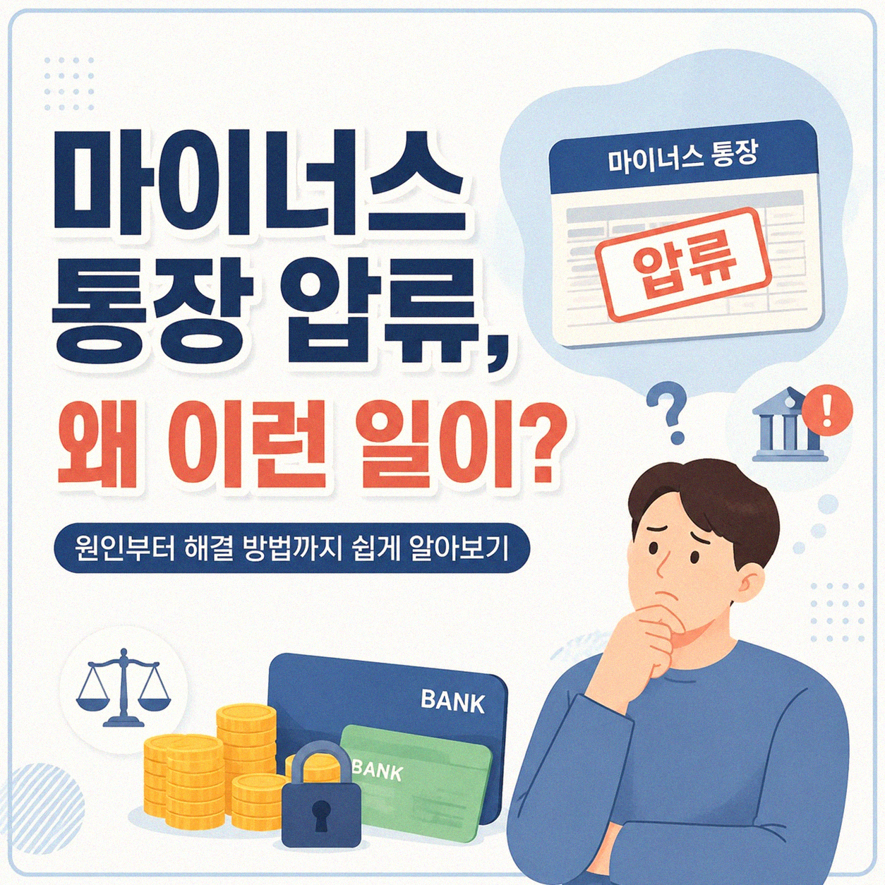 마이너스 통장 압류, 해지 절차 직접 겪어보니