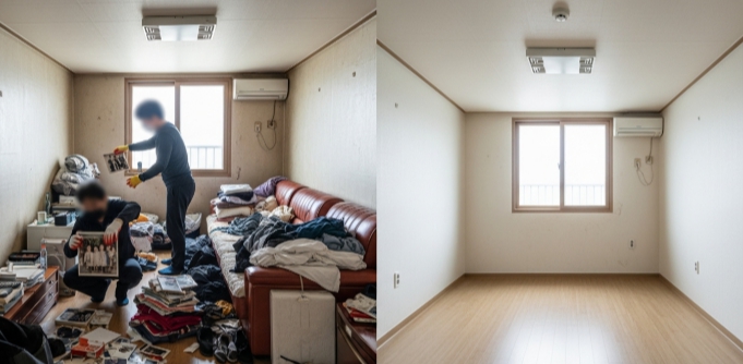 합천 고독사청소 및 정리