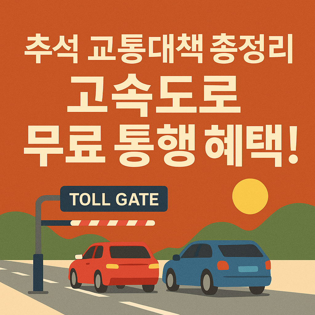 추석 교통대책 총정리