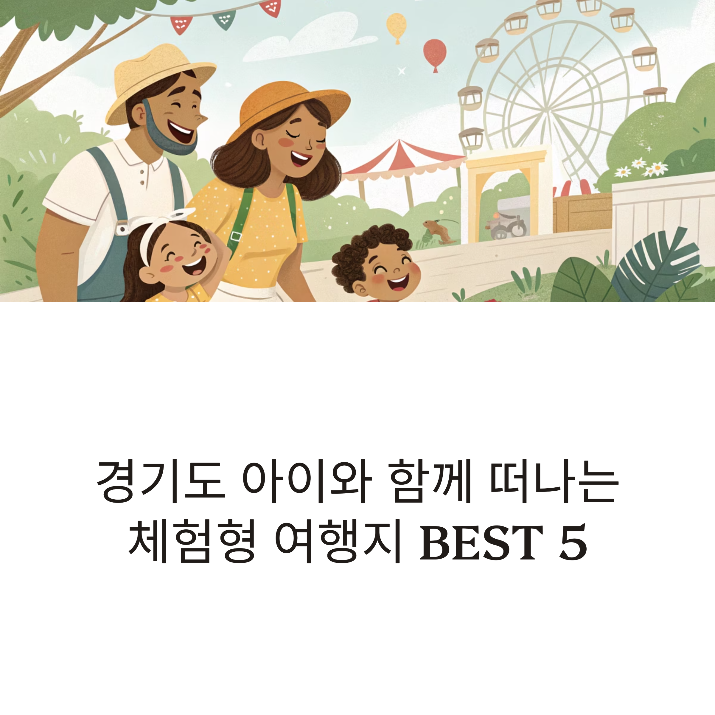 경기도 아이 체험형 여행지