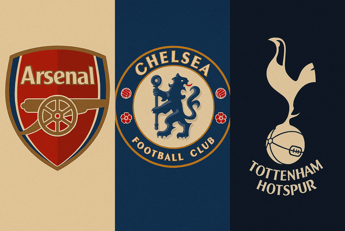 런던 3대 구단 비교 참고용 사진