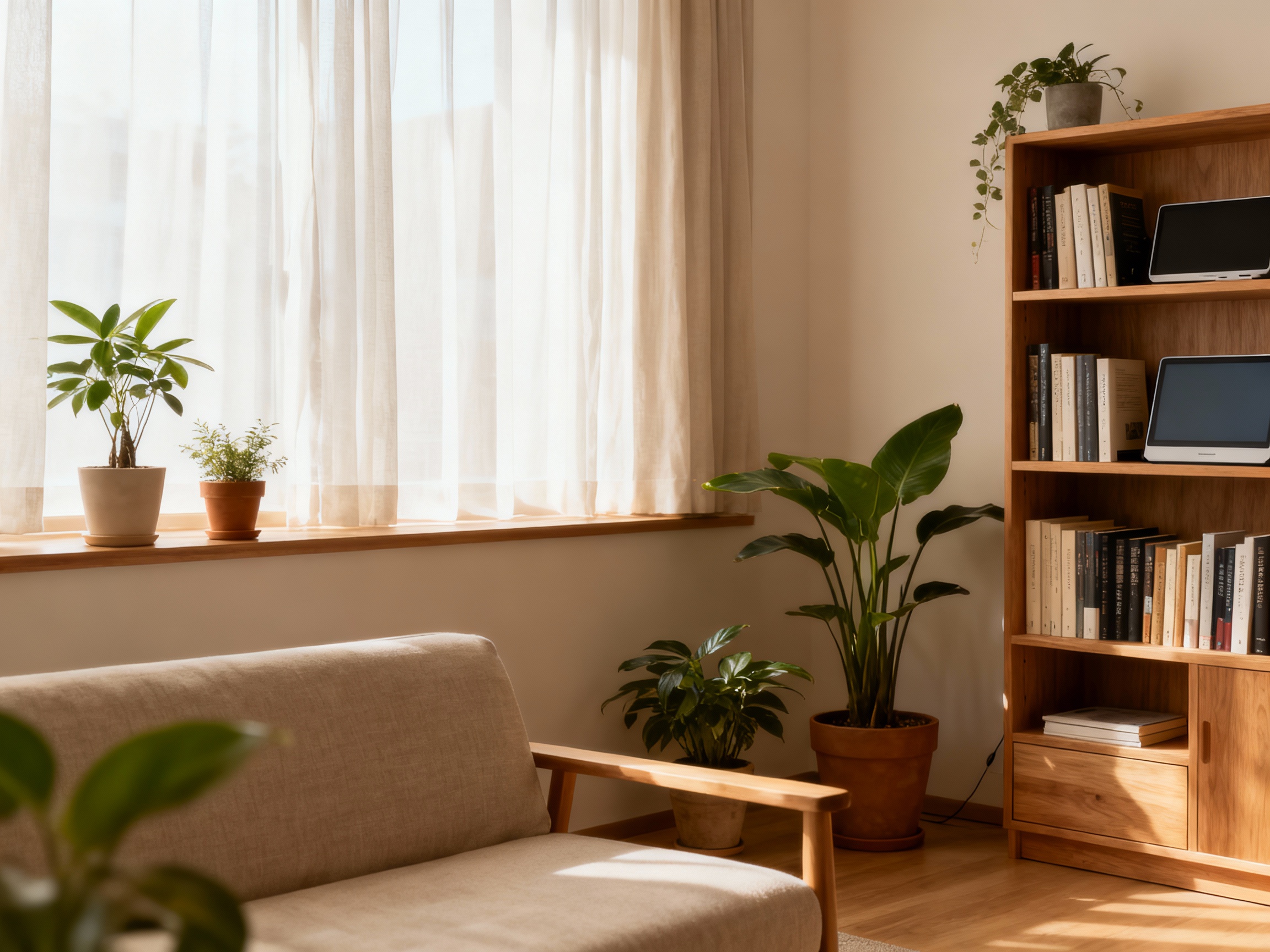 디지털 노이즈를 줄이는 실내 공간 정리 아이디어