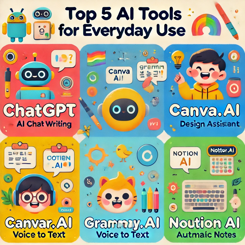 AI 도구 추천 TOP 5, 일상이 바뀐다