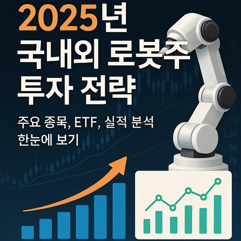 2025년 국내외 로봇주 투자 전략: 주요 종목, ETF, 실적 분석 한눈에 보기