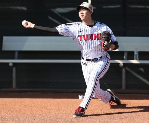 야구선수 정우영 부상