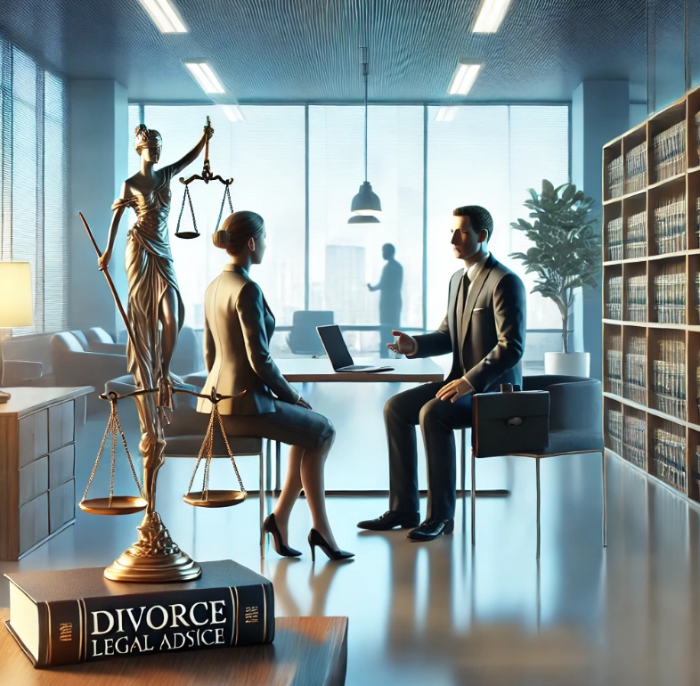 두사람이 의자에 앉아 대화를 나누고 있는 모습