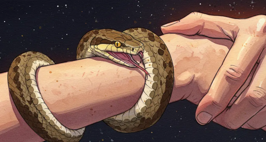 뱀을 잡는 꿈해몽