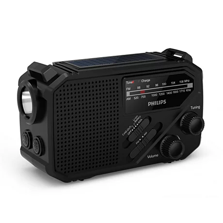 Phillips TAR1609 포터블 라디오 및 손전등