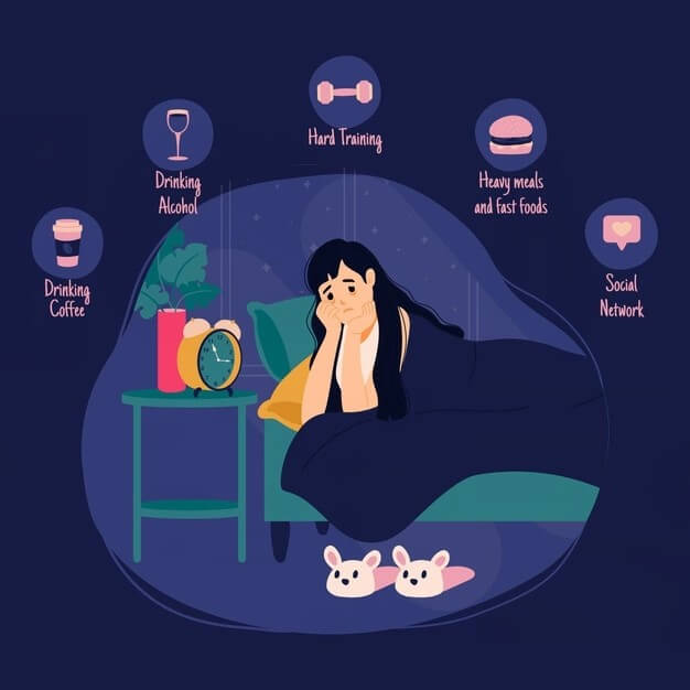 불면증인-여자-이미지