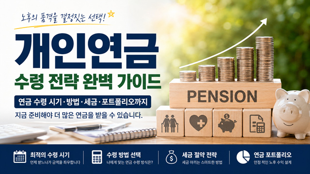 개인연금 수령 전략