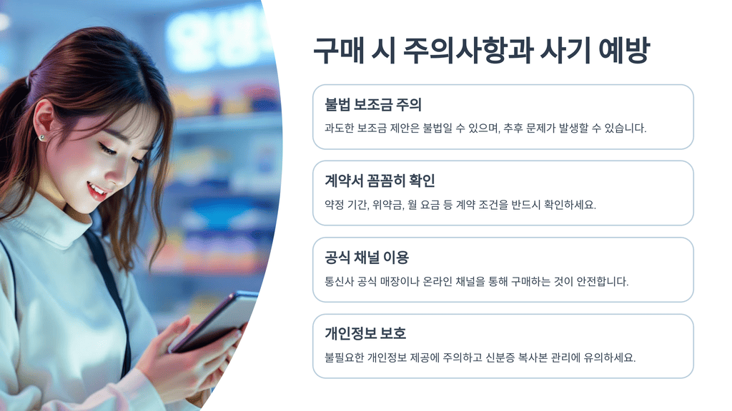 구매 시 주의사항과 사기 예방
