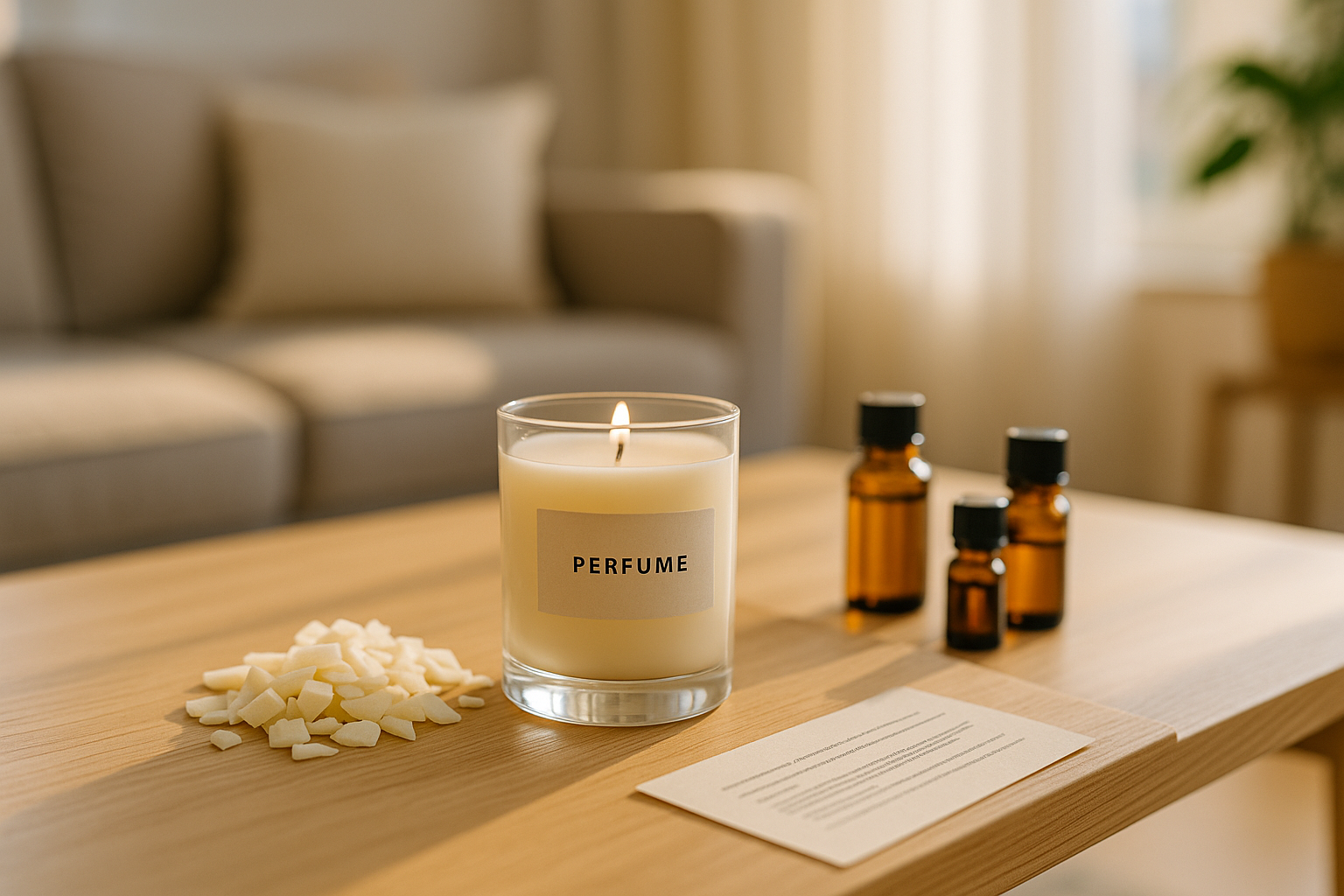 퍼퓸 캔들 세팅