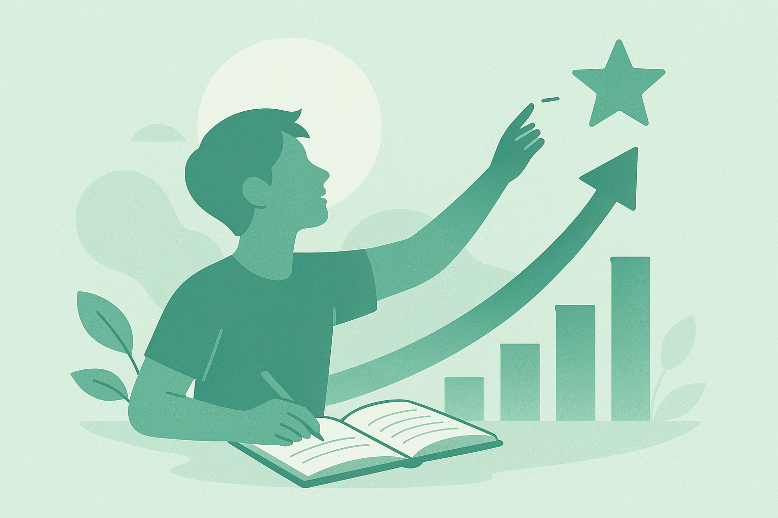 빛나는 민트빛 여정 속에서 피어나는 개인의 성장