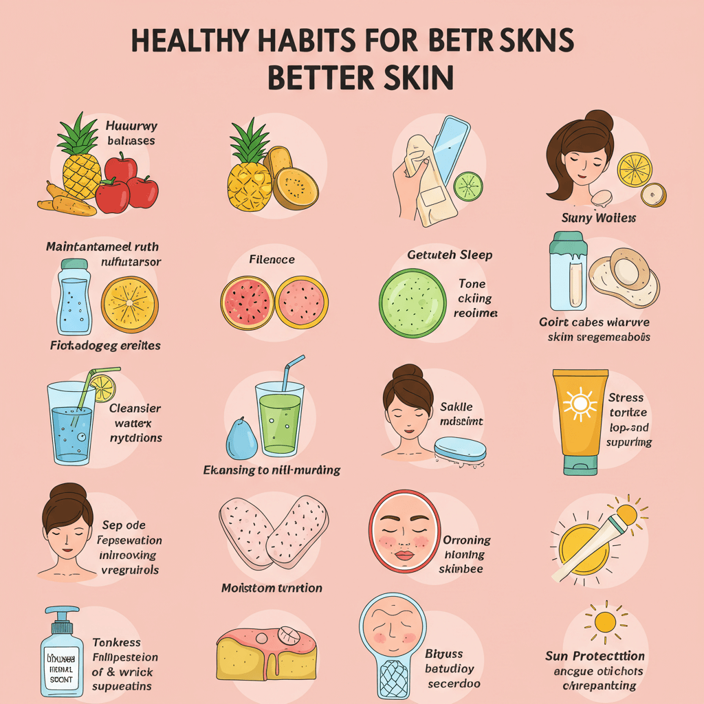 피부가 좋아지는 습관