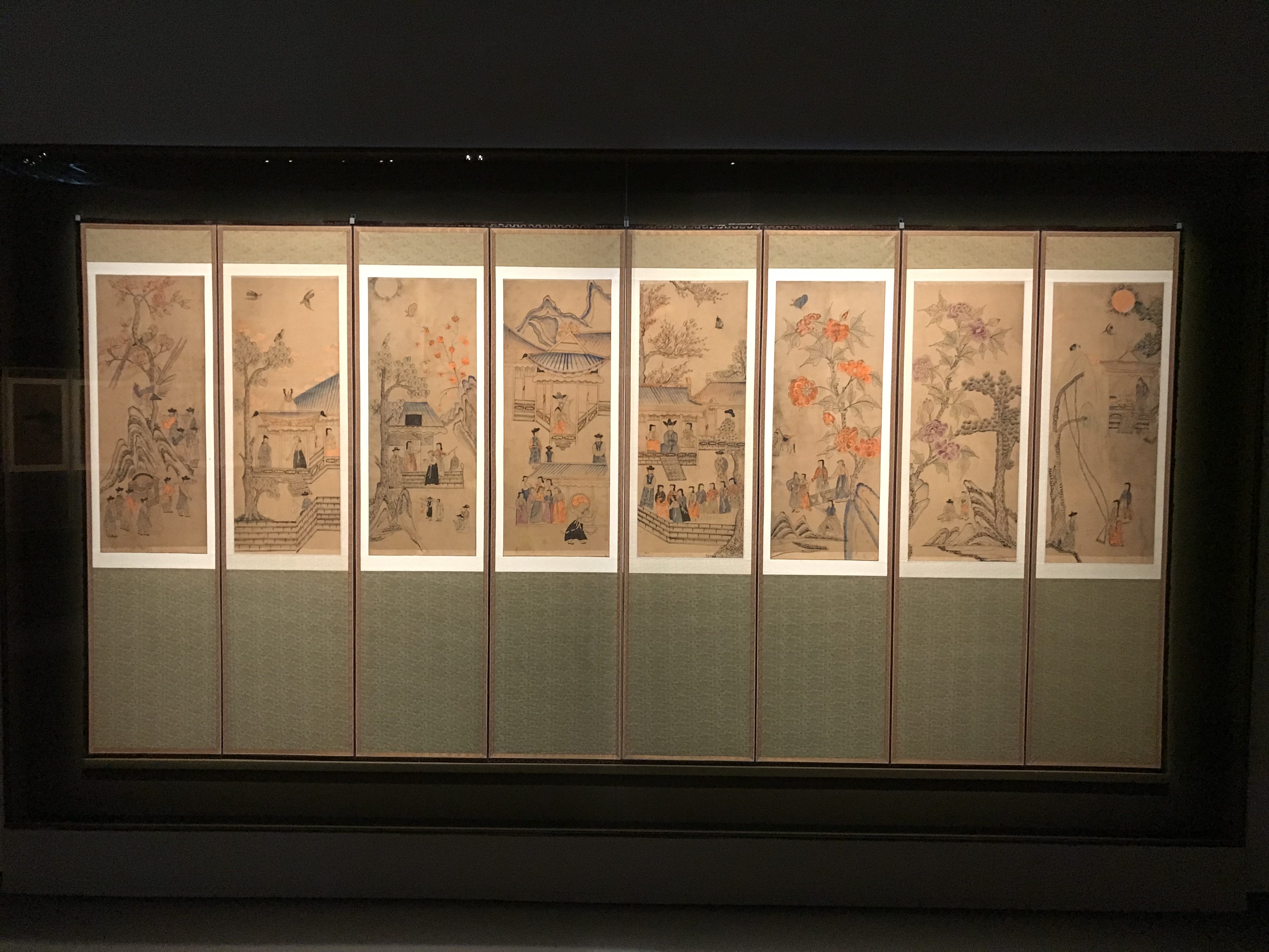 춘향전도8폭병풍