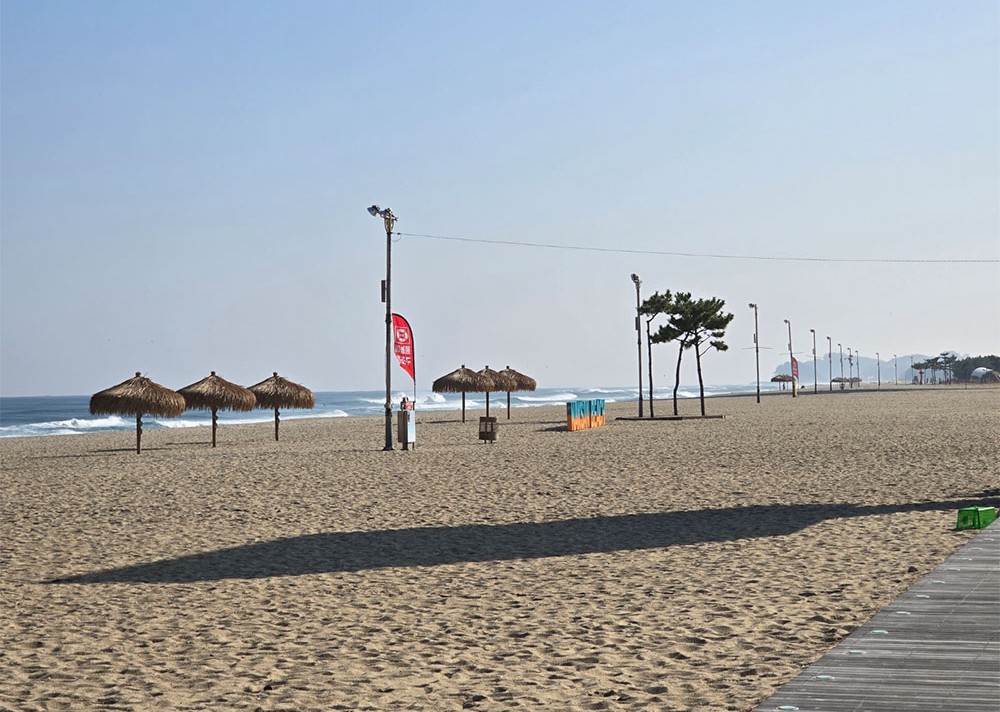 낙산해수욕장 산책