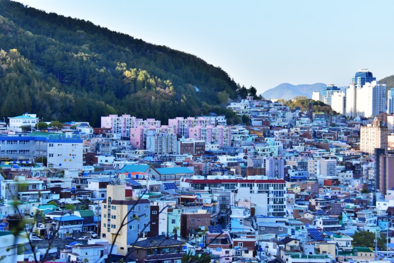 부산 산복도로 수정동 풍경