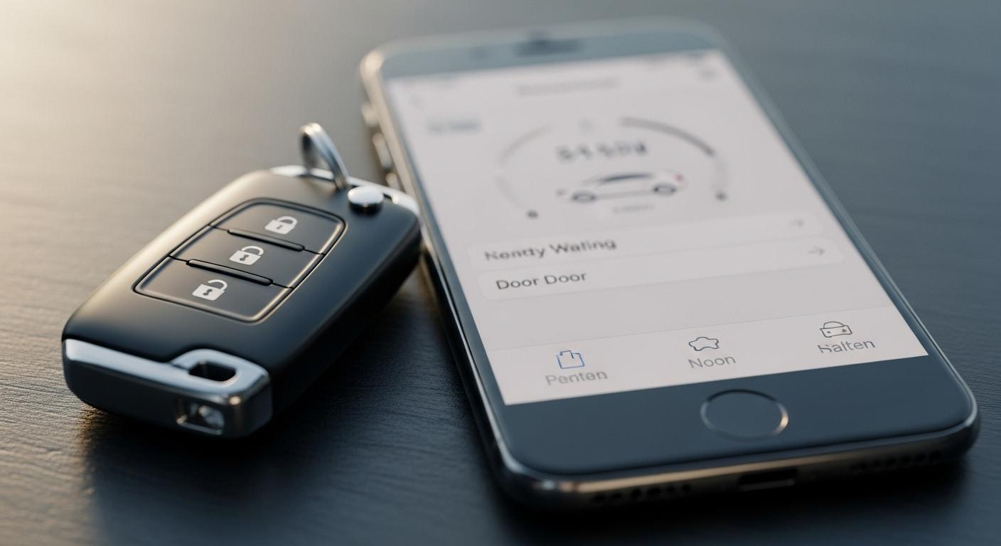 자동차 스마트키 스마트폰