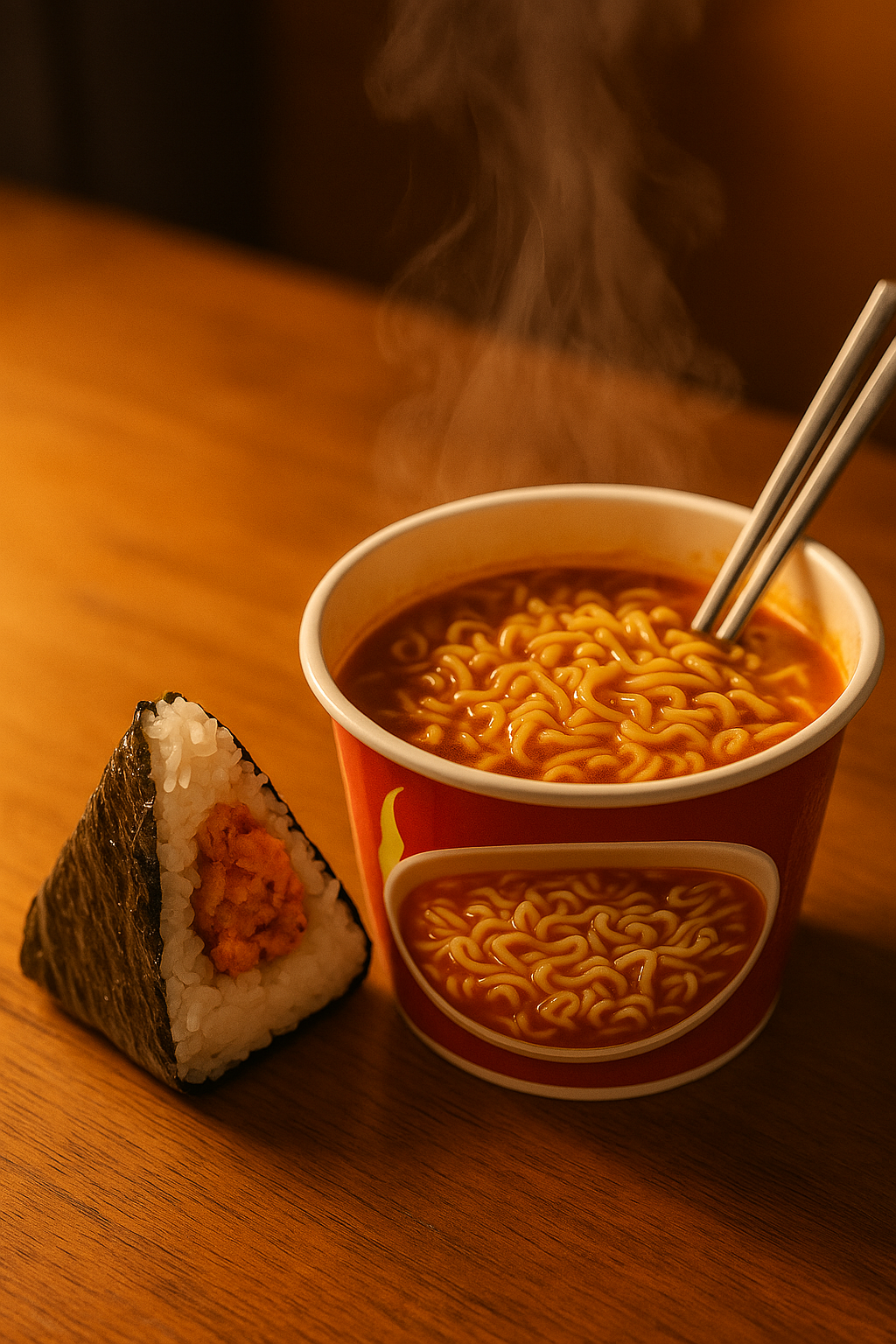삼각김밥 x 라면