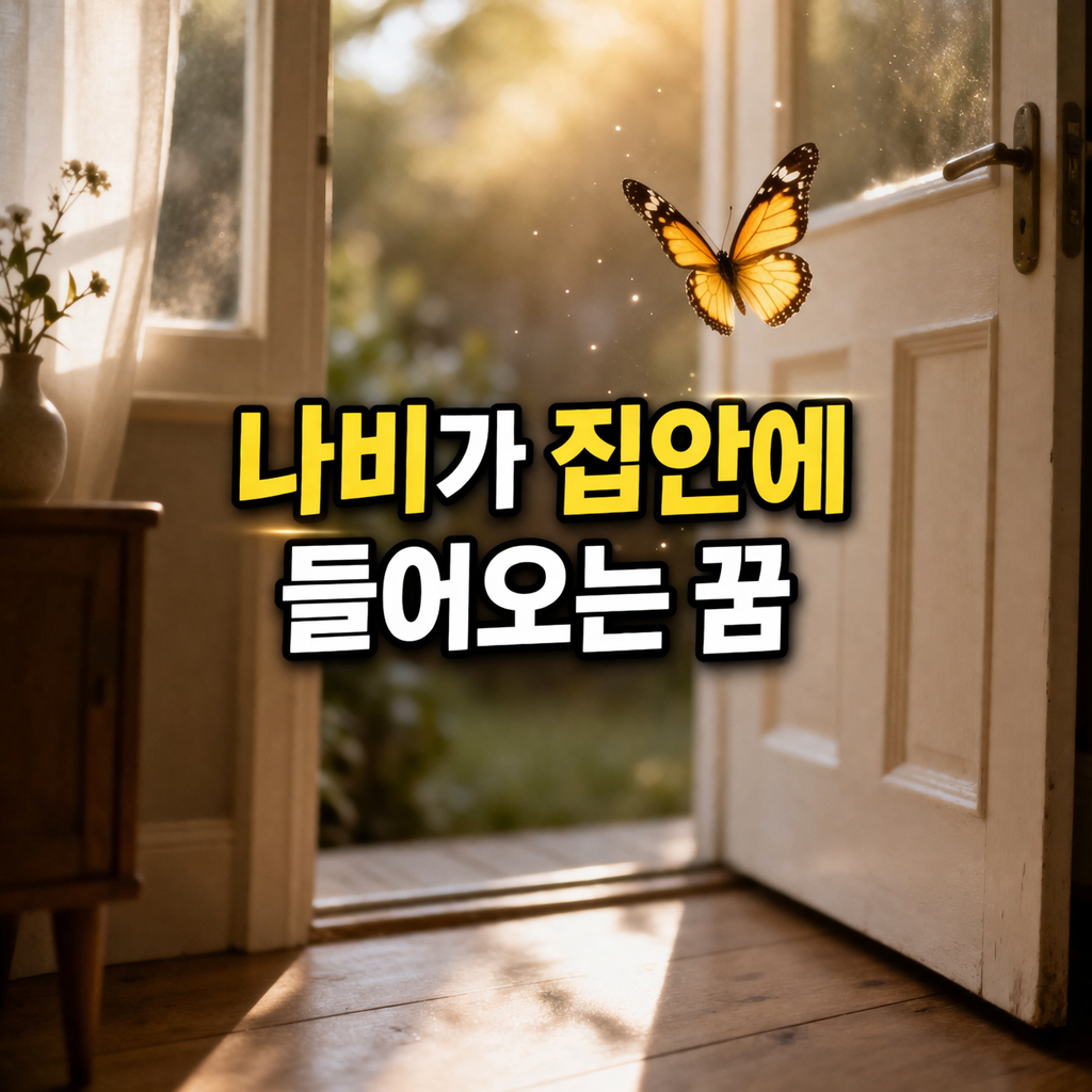 나비가 집안에 들어오는 꿈