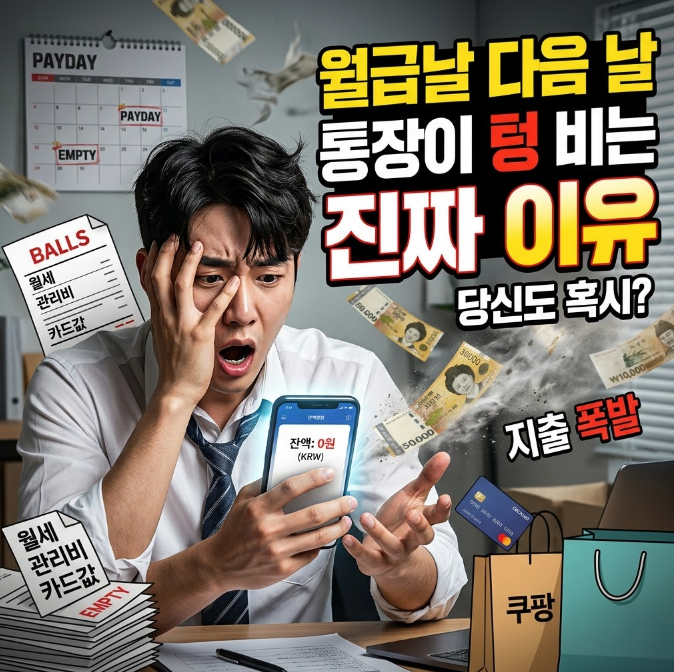 월급날 다음 날 통장이 텅 비는 진짜 이유