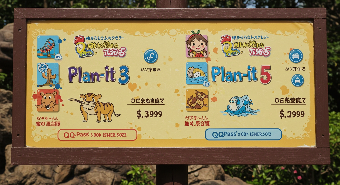 큐패스 종류와 가격 비교 이미지