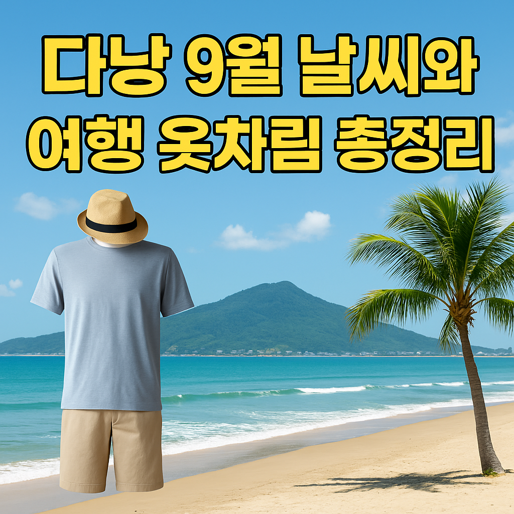 다낭 9월 날씨와 여행 옷차림 총정리