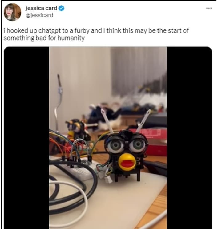 creepy toy reveals AI's plan to take over the world