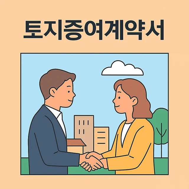 토지증여계약서