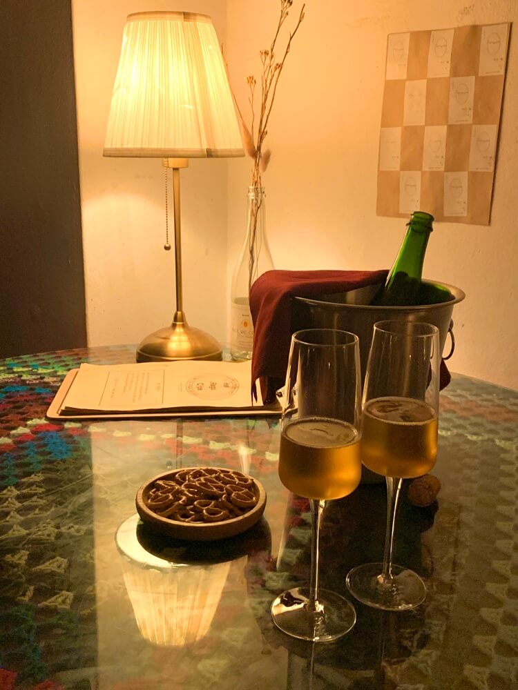 오픈된 와인