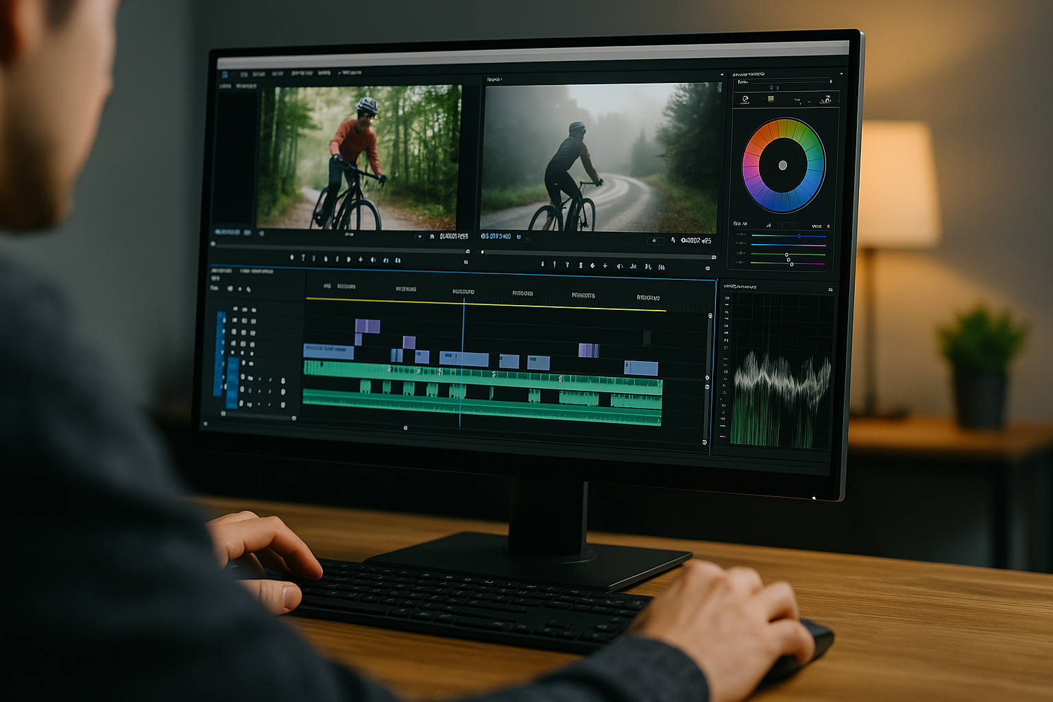 초보자를 위한 영상 편집 시작 가이드(Ai생성이미지)