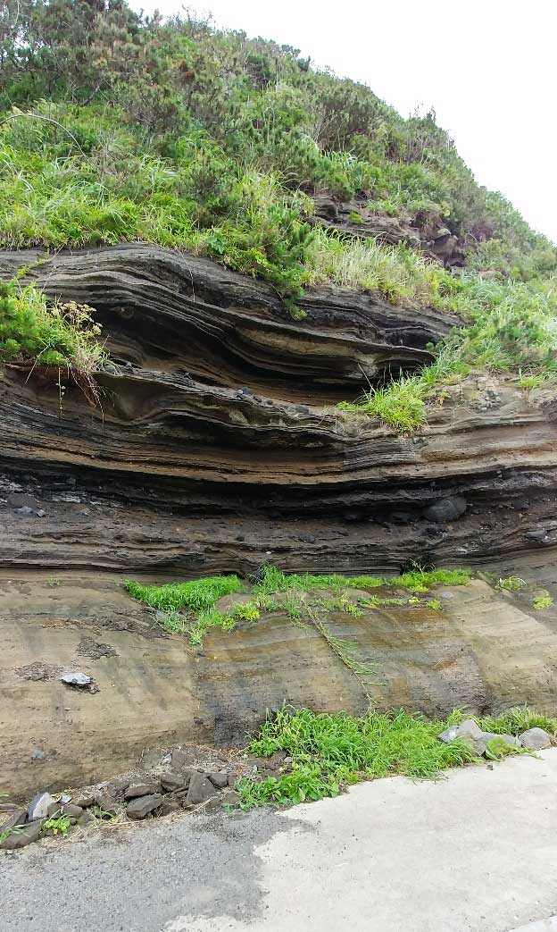 수월봉 화산쇄설층