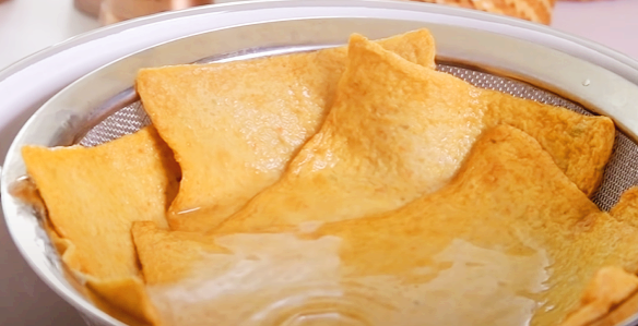 어묵 물 기름 제거