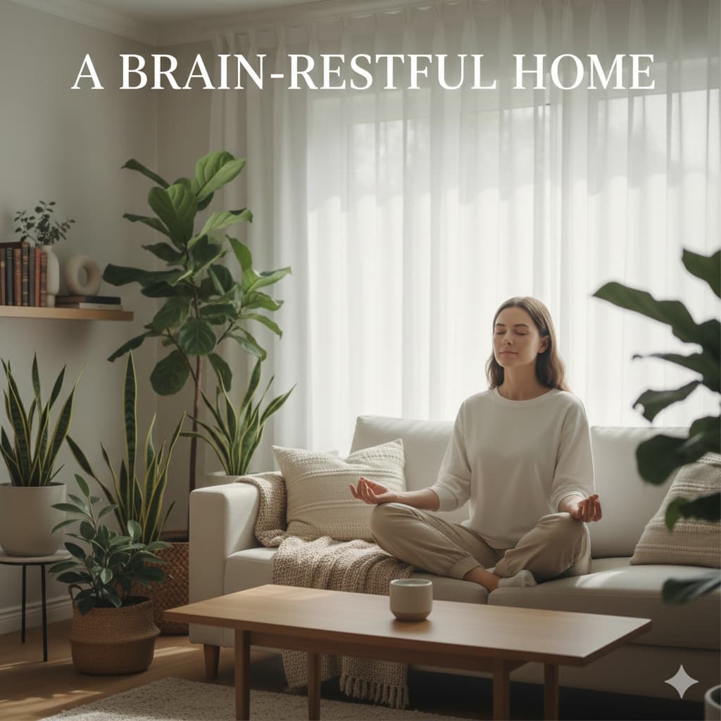 집 안에서 실천하는 저자극 생활법 — 뇌를 쉬게 하는 홈 환경 만들기