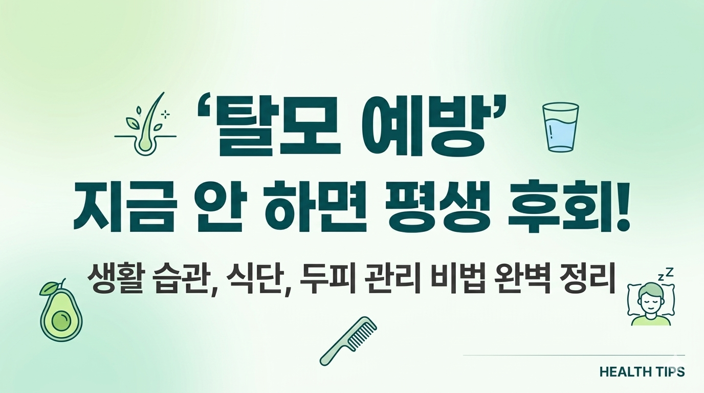 탈모 예방