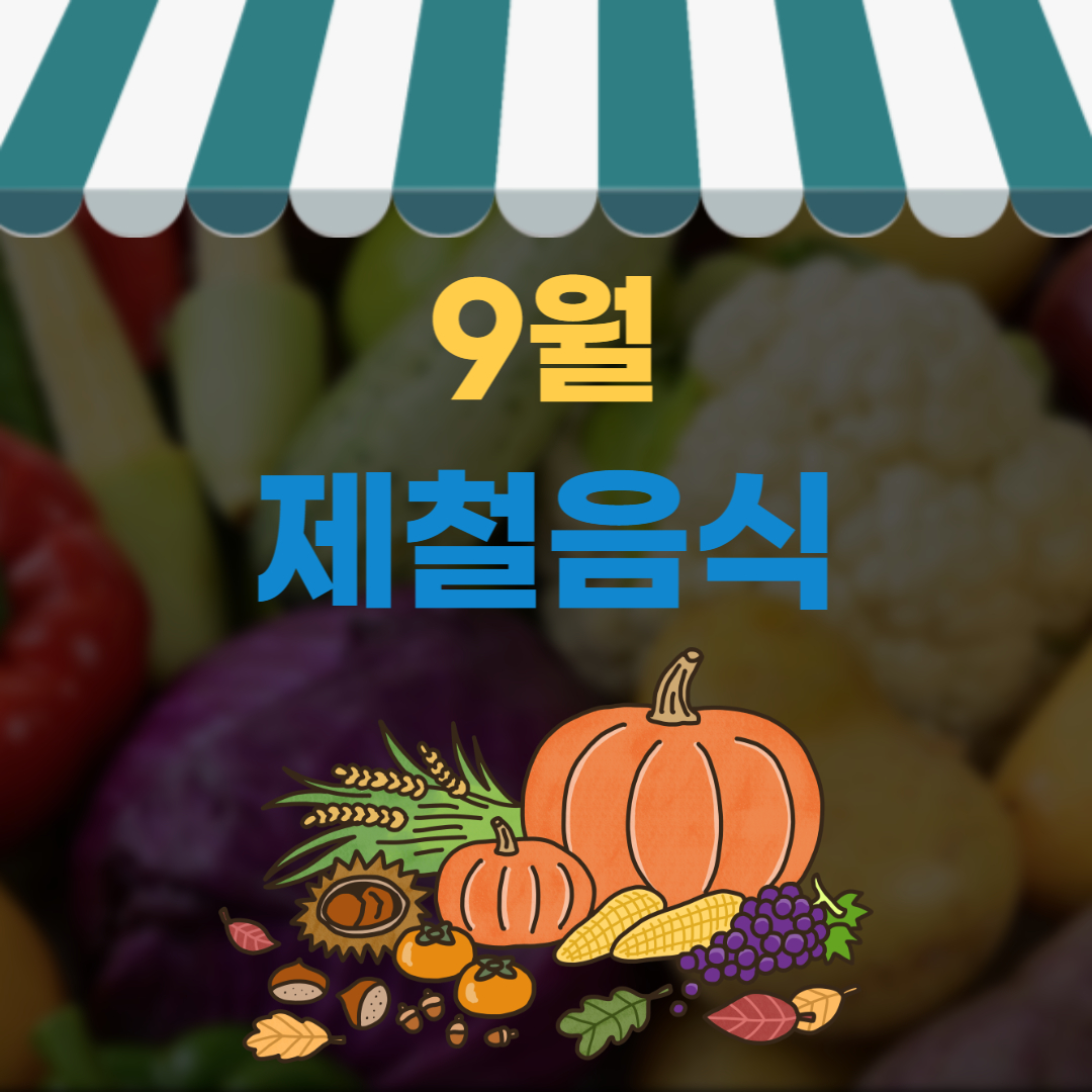 9월 제철음식 종류 효능