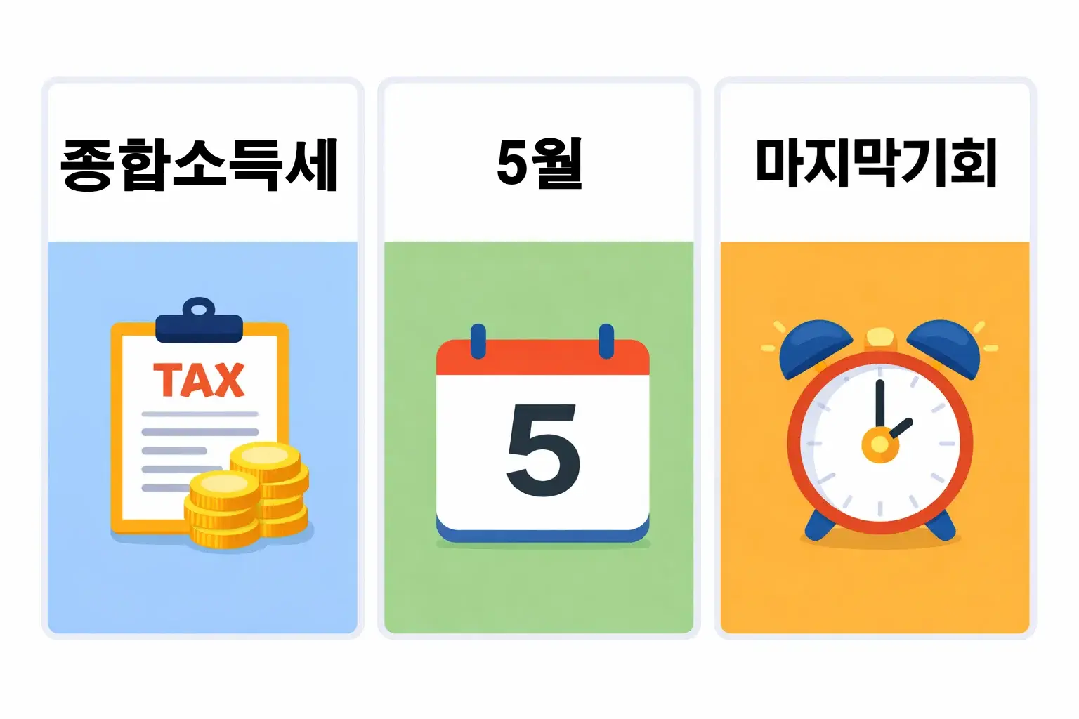 연말정산을 놓친 경우 종합소득세 신고 기간인 5월에 월세 환급 신청이 가능하다는 점을 일정 기준으로 정리한 이미지입니다