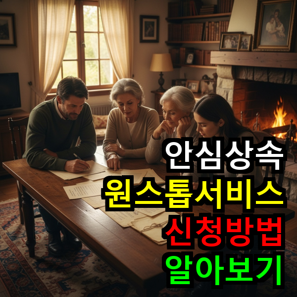 안심상속 원스톱서비스 신청 방법