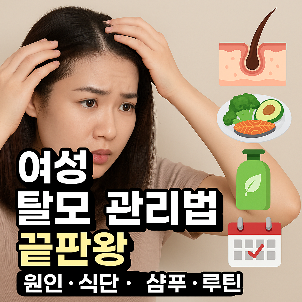 여성 탈모 관리법