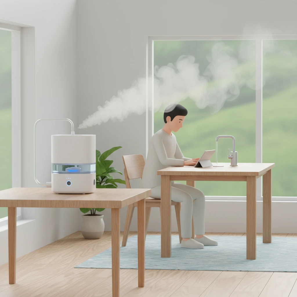 알레르기 비염 환자를 위한 가습기 청..