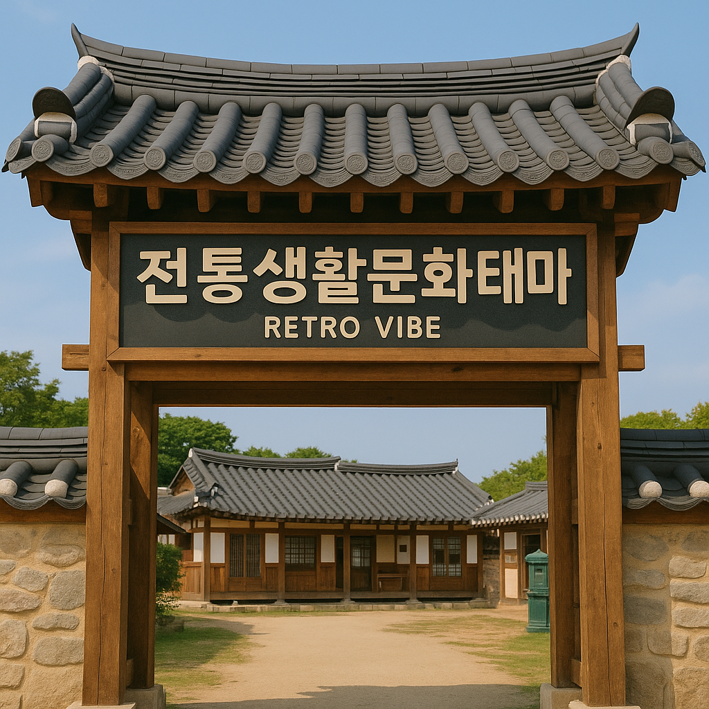무안에서 만나는 레트로 감성 여행: 전통생활문화 테마파크 완전 정복