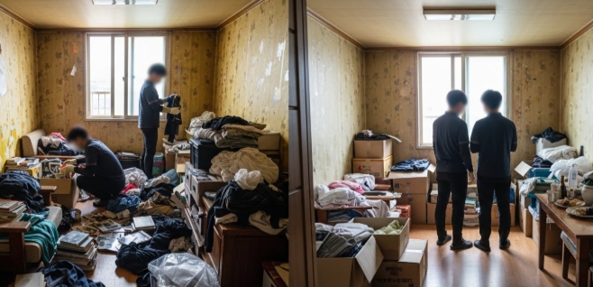 영양 고독사청소중