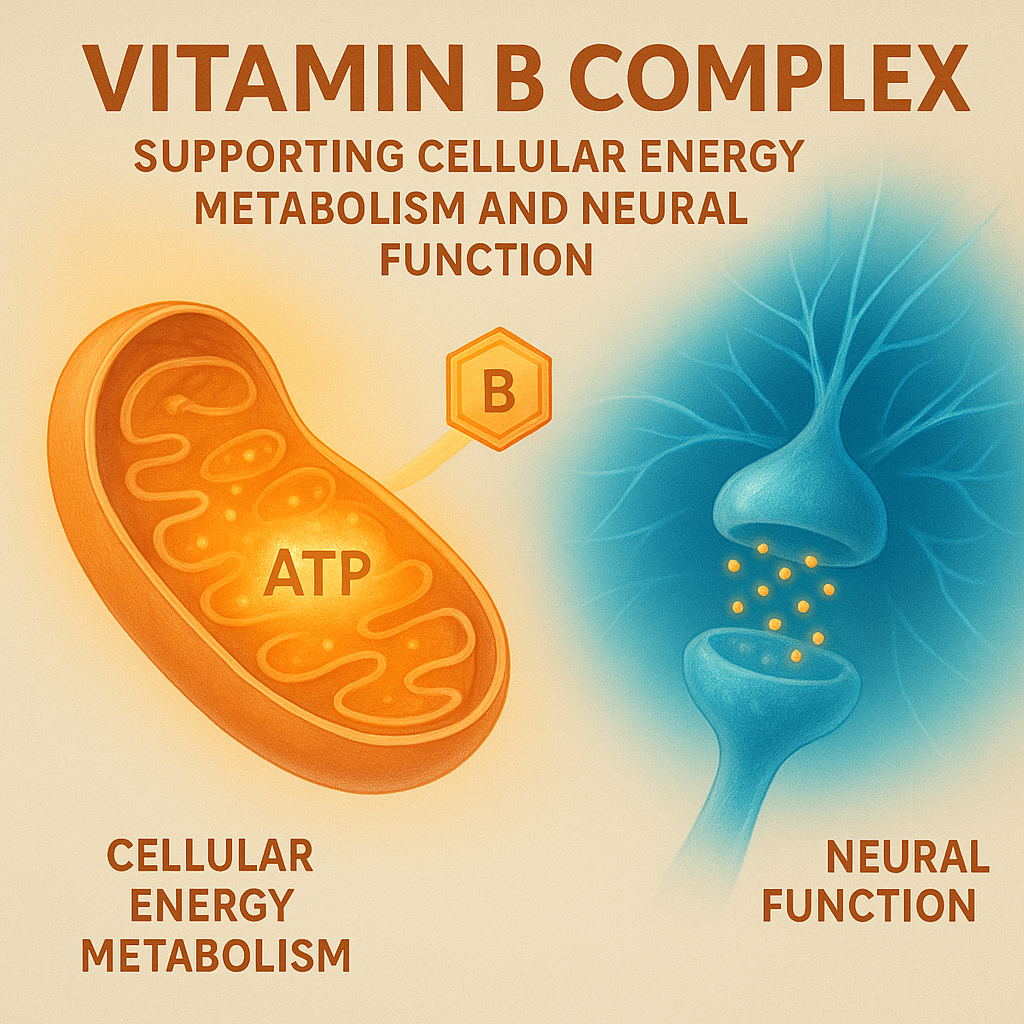 비타민 B군 캡슐이 빛의 입자로 세포에 흡수를 한다