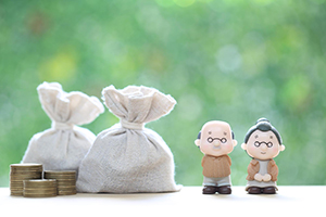 기초노령연금 수급자격, 모의계산 방법
