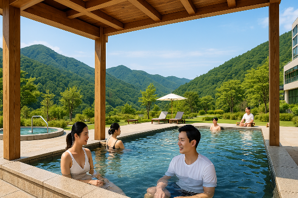 제천 리솜포레스트 야외스파