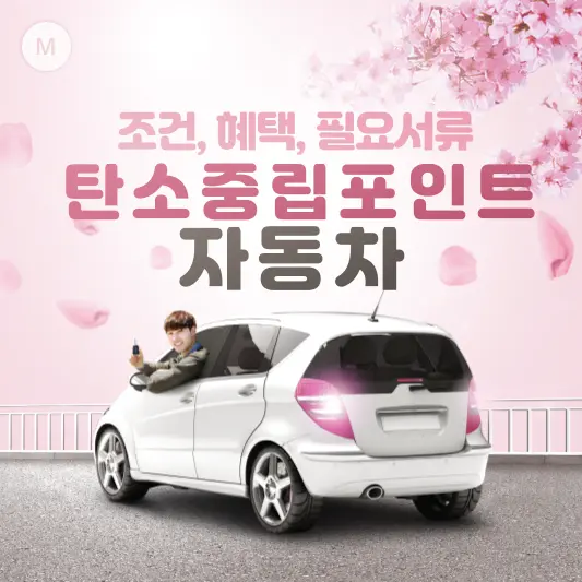 탄소중립포인트 자동차 조건, 혜택, 신청방법 꿀팁