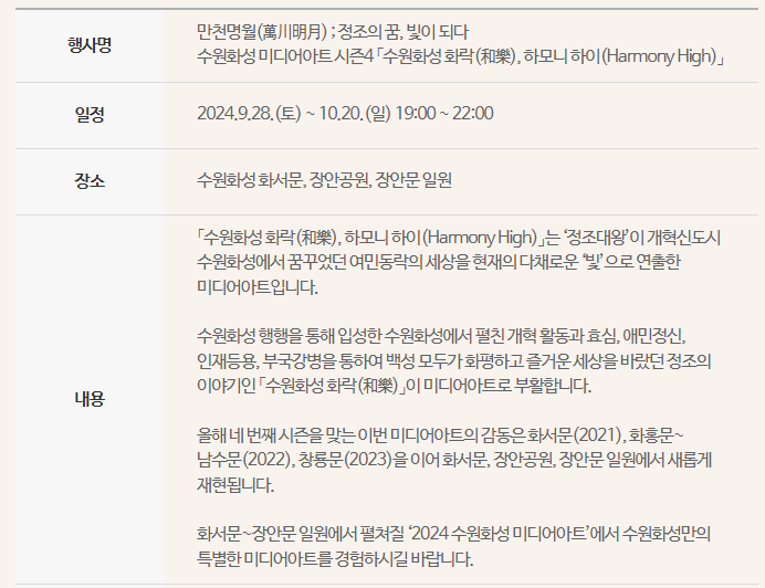 2024 전국 10월 축제 가볼만한곳 일정