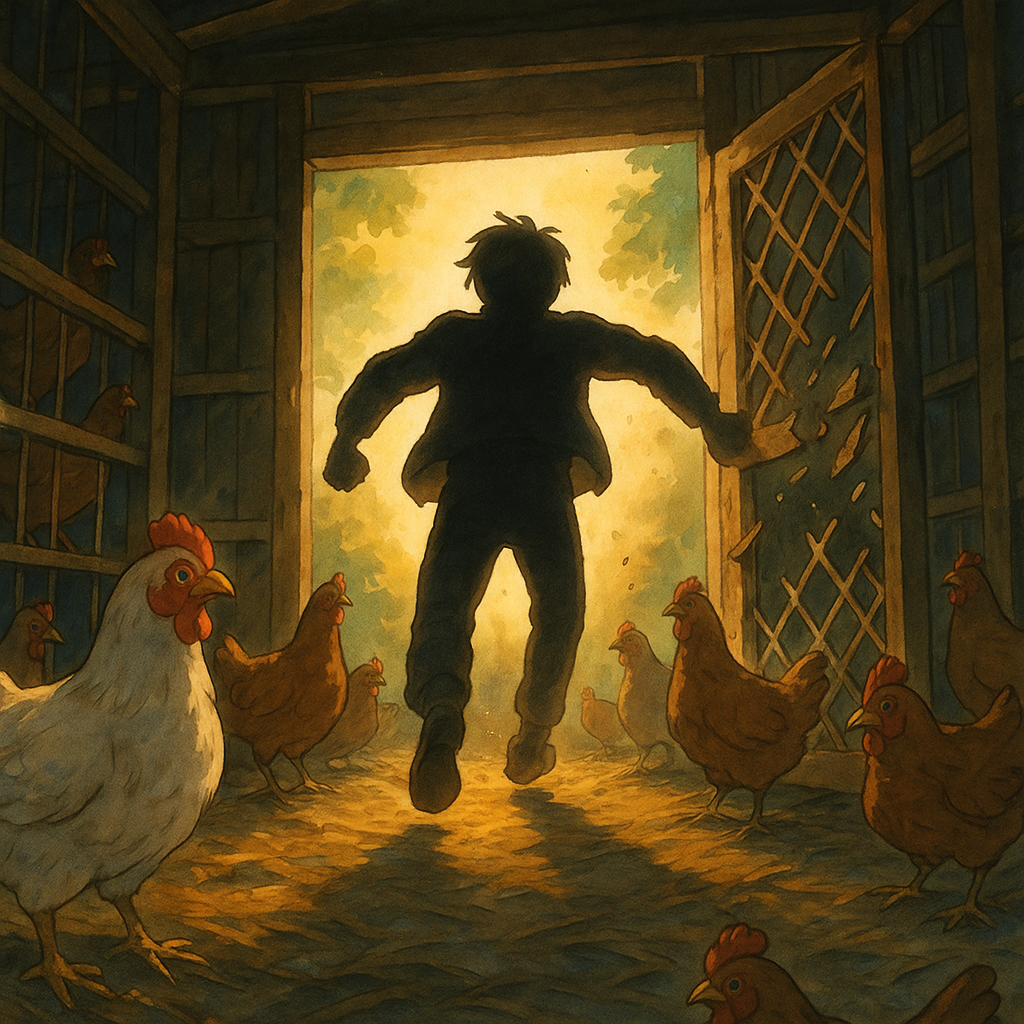 &ldquo;부서진 닭장 문을 밀고 나오는 시민 &ndash; 침묵과 수탈을 깨는 선언의 순간&rdquo;