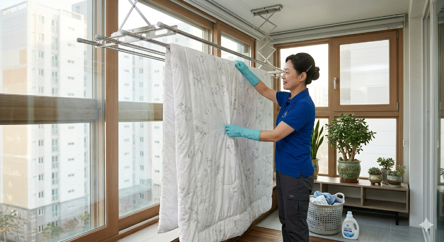 침구 청소