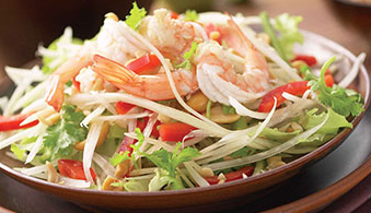 땀 막홍(파파야 샐러드)